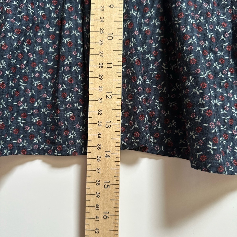 Madewell Black Peplum Long Sleeve Blouse size S - Picture 10 of 15